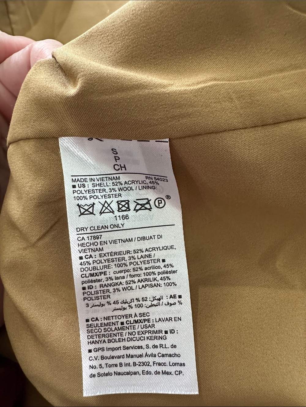 Old Navy Camel Trench Coat - Picture 5 of 5